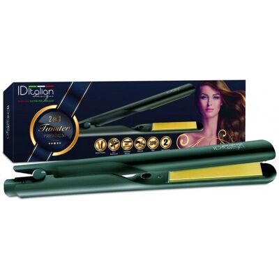 ID Italian IDETWISTPREMIUM - Keramische stijltang - Groen ID Italian IDETWISTPREMIUM - Keramische stijltang - Groen