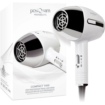 Sèche-cheveux PostQuam PQPAE1002 - 1400 W, Blanc, Prise EU - Publicité Sèche-cheveux PostQuam PQPAE1002 - 1400 W, Blanc, Prise EU - Publicité