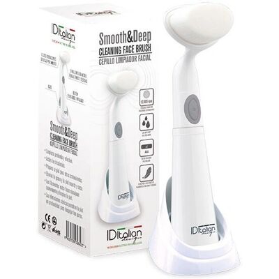 Design italiano IDE02 Escova de limpeza facial - Limpeza profunda e lisa - Sem fio Design italiano IDE02 Escova de limpeza facial - Limpeza profunda e lisa - Sem fio