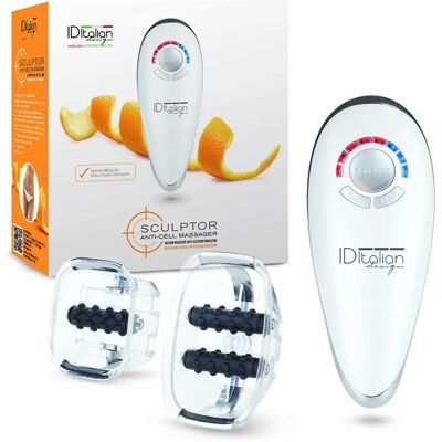 Anti-Cellulite Massager Italian Design - Zilver - 15,4x6,4x6,1cm - Massager Anti-Cellulite Massager Italian Design - Zilver - 15,4x6,4x6,1cm - Massager
