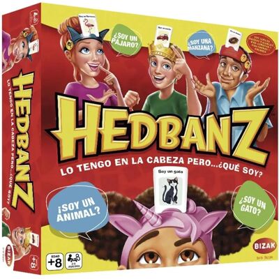 Bizak Hedbanz - Juego de mesa para 7+ años - 2-6 jugadores Bizak Hedbanz - Juego de mesa para 7+ años - 2-6 jugadores