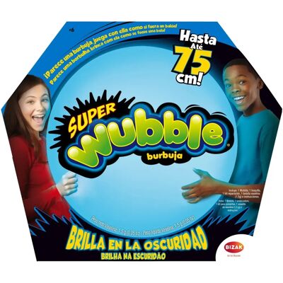 Bizak Super Wubble Géant Lumineux - Ballon Phosphorescent - Publicité Bizak Super Wubble Géant Lumineux - Ballon Phosphorescent - Publicité