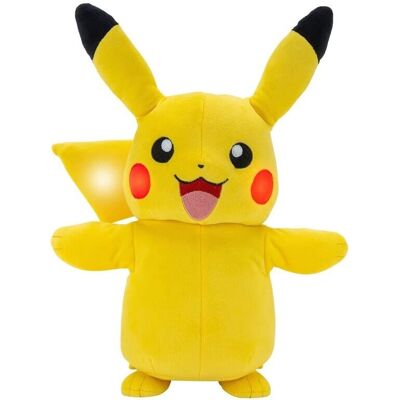 Peluche Pokémon Pikachu Interattivo - 28cm con Luci e Suoni Peluche Pokémon Pikachu Interattivo - 28cm con Luci e Suoni