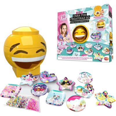 Bizak Create Your 3D Stickers Giallo - Set di Adesivi 3D Bizak Create Your 3D Stickers Giallo - Set di Adesivi 3D