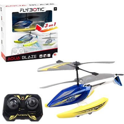 Aqua Blaze Bizak - 3 az 1-ben Helikopter, 2,4 GHz, Átlátszó Aqua Blaze Bizak - 3 az 1-ben Helikopter, 2,4 GHz, Átlátszó