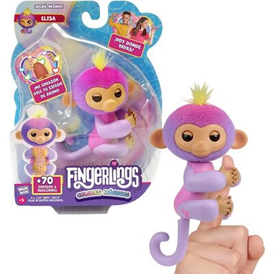 Bizak Fingerlings Mono Baby Elisa - Spielzeug für Kinder über 5 Jahre Bizak Fingerlings Mono Baby Elisa - Spielzeug für Kinder über 5 Jahre