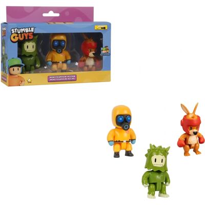Bizak Pack de 3 Figuras Stumble Guys - Juguete Coleccionable Bizak Pack de 3 Figuras Stumble Guys - Juguete Coleccionable