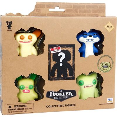 Set med 5 samlarfigurer Bizak Fuggler med poster - Udgivning 8 Set med 5 samlarfigurer Bizak Fuggler med poster - Udgivning 8