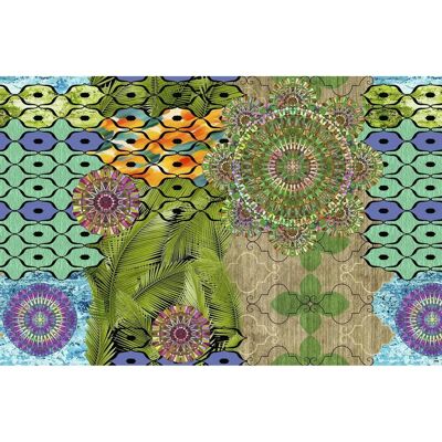 Vilber Bohemisk Mandala Matta - Vinyl, Antislip, 100x153 cm Vilber Bohemisk Mandala Matta - Vinyl, Antislip, 100x153 cm