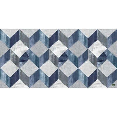 VILBER Tapis Cubik - Vinyle, Impression Numérique, Résistant à l'Humidité - Tapis VILBER Tapis Cubik - Vinyle, Impression Numérique, Résistant à l'Humidité - Tapis