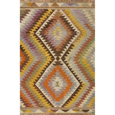 Tapis Kilim Rombes Vilber - Décoration Maison Tapis Kilim Rombes Vilber - Décoration Maison