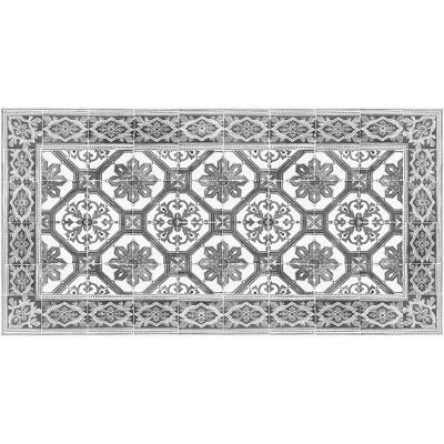Vilber Oporto 40x78 Rechteckige Geometrische Brandschutzmatte - Teppich Vilber Oporto 40x78 Rechteckige Geometrische Brandschutzmatte - Teppich