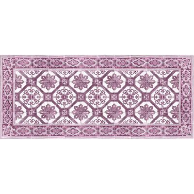 TEXTILES VILBER Tapis vinyle Oporto - 78x180 cm - Antidérapant - Résistant à l'humidité - Impression numérique TEXTILES VILBER Tapis vinyle Oporto - 78x180 cm - Antidérapant - Résistant à l'humidité - Impression numérique