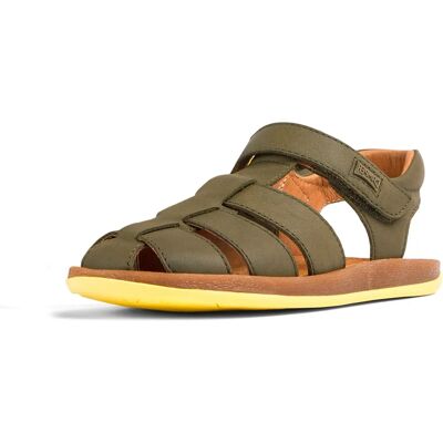 Camper Bicho Gröna Läder Barnsandaler - Sandaler Camper Bicho Gröna Läder Barnsandaler - Sandaler