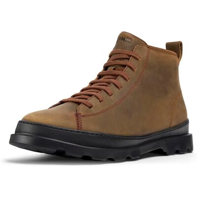 Camper K300444-006 Brutus Brązowe Skórzane Botki - Buty Camper K300444-006 Brutus Brązowe Skórzane Botki - Buty