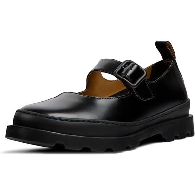 Camper Brutus K201433 Mary Jane Flat svart Camper Brutus K201433 Mary Jane Flat svart