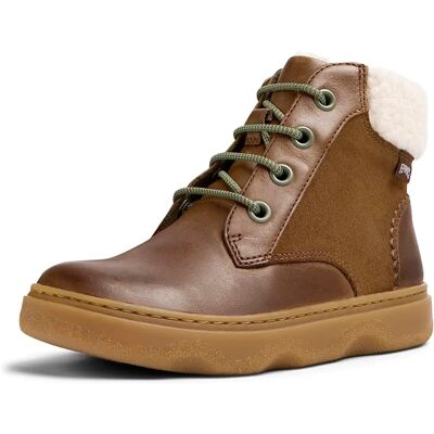 Camper K900280-008 Kiddo Brązowe Skórzane Botki - Casual Camper K900280-008 Kiddo Brązowe Skórzane Botki - Casual