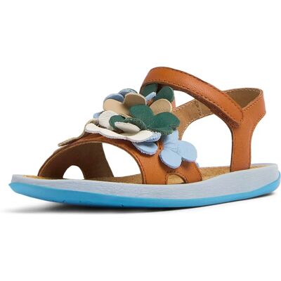 Camper K800531 Unisex Sandals - Brown, Blue, White - Size 2 Camper K800531 Unisex Sandals - Brown, Blue, White - Size 2