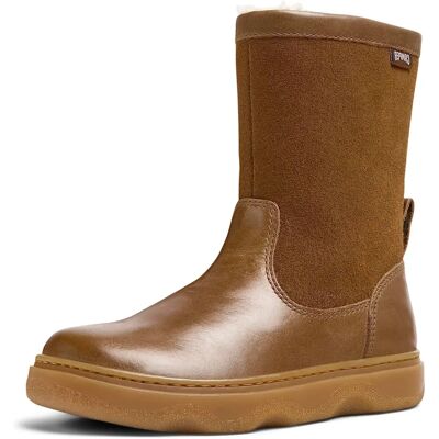 Dziecięce Buty Camper Kiddo w Kolorze Brązowym z Skóry - Dziecięce Kozaki Dziecięce Buty Camper Kiddo w Kolorze Brązowym z Skóry - Dziecięce Kozaki