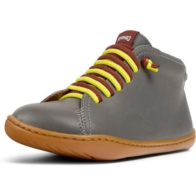 Camper Unisex Kids Grey Leather Ankle Boots - ankle boots Camper Unisex Kids Grey Leather Ankle Boots - ankle boots