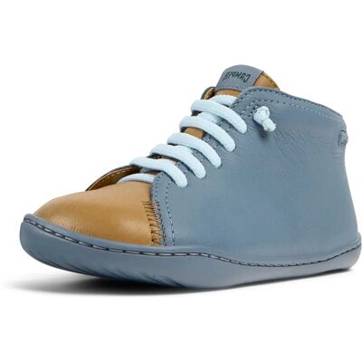 Camper Unisex Blue Leather Ankle Boots - Casual Shoes for Kids Camper Unisex Blue Leather Ankle Boots - Casual Shoes for Kids