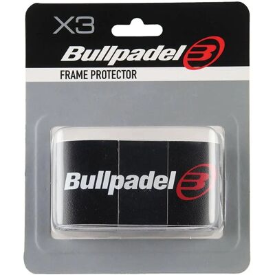 Bullpadel Rahmenprotektor Packung mit 3 Schwarz Bullpadel Rahmenprotektor Packung mit 3 Schwarz