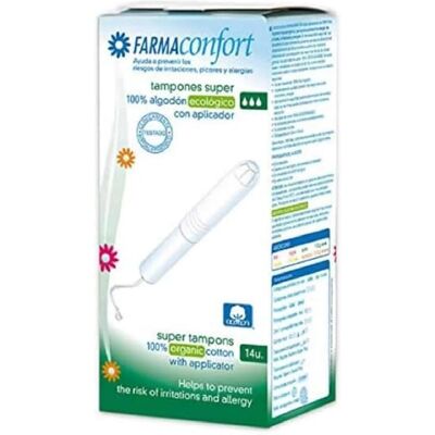 Tampones de Farmaconfort con Aplicador Tamaño Súper - Tampones Tampones de Farmaconfort con Aplicador Tamaño Súper - Tampones