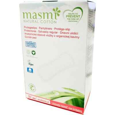 Protegeslip en Coton Bio Masmi - Usage Quotidien, Hypoallergénique - Protegeslip - Publicité Protegeslip en Coton Bio Masmi - Usage Quotidien, Hypoallergénique - Protegeslip - Publicité