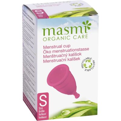 Copa Menstrual de Algodón Orgánico Masmi tamaño S - Copa reutilizable ecológica Copa Menstrual de Algodón Orgánico Masmi tamaño S - Copa reutilizable ecológica