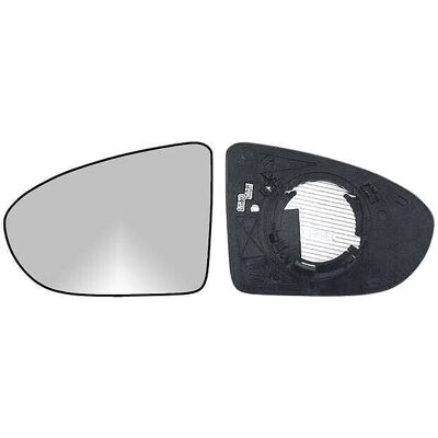 Nissan Qashqai Right Side Mirror Glass - Heated with Base Nissan Qashqai Right Side Mirror Glass - Heated with Base