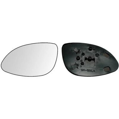 Opel Vectra B Left Side Mirror Glass with Base - Car Mirror Opel Vectra B Left Side Mirror Glass with Base - Car Mirror
