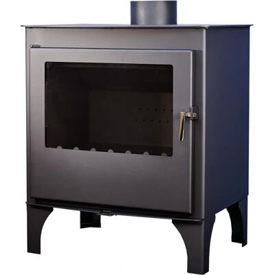 Estufa de Leña Joima Teyde - 11,60 kW - Gris - Diseño Moderno Estufa de Leña Joima Teyde - 11,60 kW - Gris - Diseño Moderno