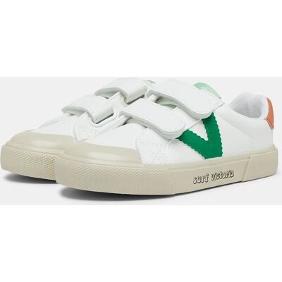 Baskets Victoria Blanc/Vert - Chaussures pour enfants Baskets Victoria Blanc/Vert - Chaussures pour enfants