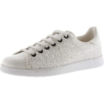 Tênis com Glitter Branca Victoria - Calçado Casual Tênis com Glitter Branca Victoria - Calçado Casual