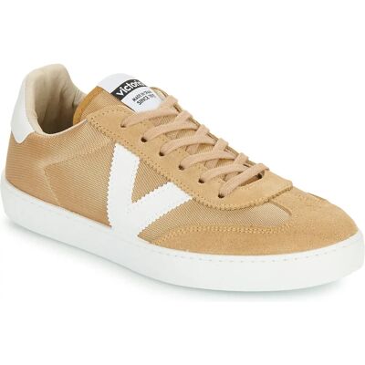 Victoria Taupe Sneakers en Cuir et Textile - Baskets Décontractées - Publicité Victoria Taupe Sneakers en Cuir et Textile - Baskets Décontractées - Publicité
