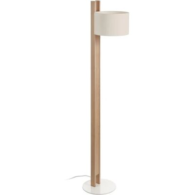 Lámpara de pie Exo Lighting - Madera algodón beige E27 40W Diseño moderno Lámpara de pie Exo Lighting - Madera algodón beige E27 40W Diseño moderno