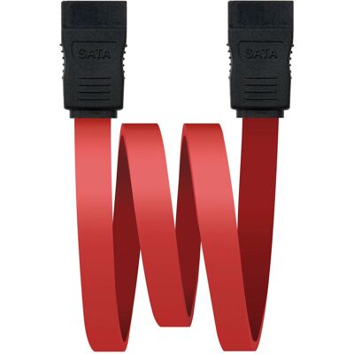 Nanocable 10.18.0101 SATA Kabel - Schwarz, Rot - 0,5m Nanocable 10.18.0101 SATA Kabel - Schwarz, Rot - 0,5m