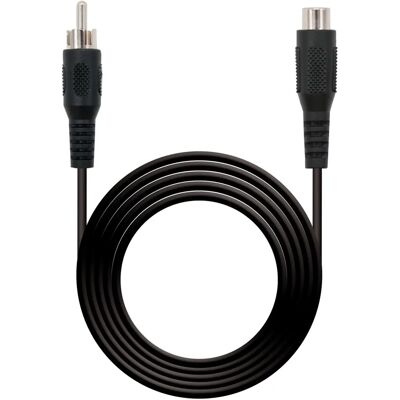 Cable de audio Nanocable 10.24.0505 - 5m RCA Negro Cable de audio Nanocable 10.24.0505 - 5m RCA Negro