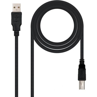 Nanocable 10.01.0105-BK Cable USB - 4.5m - USB A a B - Negro Nanocable 10.01.0105-BK Cable USB - 4.5m - USB A a B - Negro