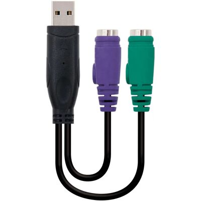 Nanocable Modell 10.03.0101 USB-adapter - PS/2-ről USB-re konverter Nanocable Modell 10.03.0101 USB-adapter - PS/2-ről USB-re konverter