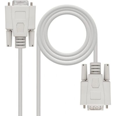 Nanocable 10.14.0202 Beige Seriell Kabel - RS232 DB9 Nanocable 10.14.0202 Beige Seriell Kabel - RS232 DB9
