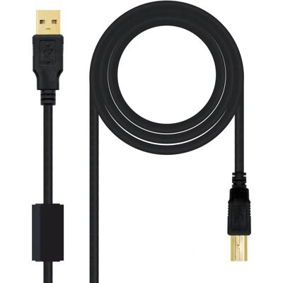 Nanocable Model 10.01.1202 Kabel USB 2.0 2m - USB A do USB B Nanocable Model 10.01.1202 Kabel USB 2.0 2m - USB A do USB B