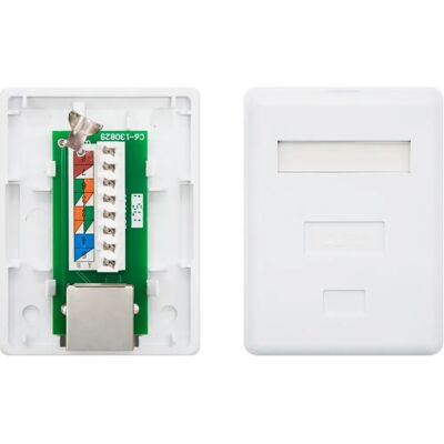 Nanocable 10.21.1601 Wandcontactdoos - RJ-45 Nanocable 10.21.1601 Wandcontactdoos - RJ-45
