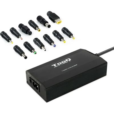 Adaptador de corriente TooQ TQLC-100BS01M - 100 W, Negro, Auto/Interior Adaptador de corriente TooQ TQLC-100BS01M - 100 W, Negro, Auto/Interior