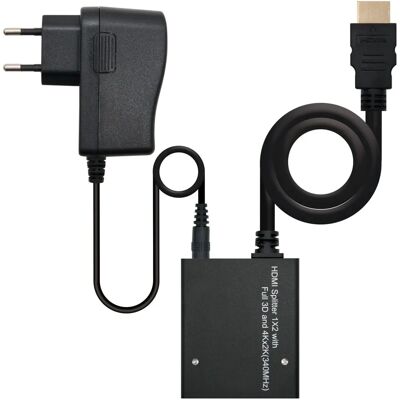 Nanocable 10.25.3502 Diviseur HDMI - 2x HDMI - Commutateur vidéo - Publicité Nanocable 10.25.3502 Diviseur HDMI - 2x HDMI - Commutateur vidéo - Publicité