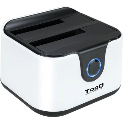 TooQ TQDS-802BW - Doppel-Dock, 2,5/3,5" SATA USB 3.0 - Schwarz Weiß TooQ TQDS-802BW - Doppel-Dock, 2,5/3,5" SATA USB 3.0 - Schwarz Weiß