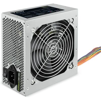 TooQ TQEP-500SSE Voeding 500W Zilver - Voeding TooQ TQEP-500SSE Voeding 500W Zilver - Voeding