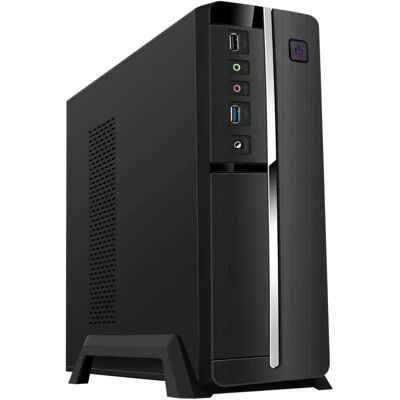 TooQ TQC-3005U3 Kompakter Micro-ATX PC-Gehäuse - Schwarz TooQ TQC-3005U3 Kompakter Micro-ATX PC-Gehäuse - Schwarz