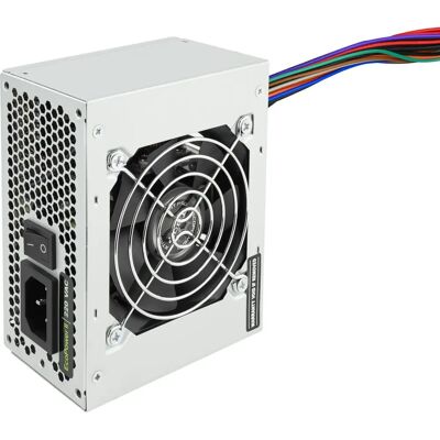 Fonte de alimentação TooQ TQEP-500S-SFX - 500W, Prata, SFX, ATX Fonte de alimentação TooQ TQEP-500S-SFX - 500W, Prata, SFX, ATX