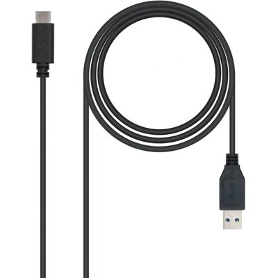 Câble Nanocable USB 3.1 1m - USB 3.2 Gen 2, USB C, USB A, Noir - Publicité Câble Nanocable USB 3.1 1m - USB 3.2 Gen 2, USB C, USB A, Noir - Publicité